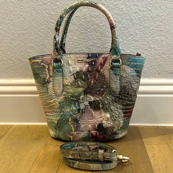 Brahmin Handbags - Brahmin Small Bowie Satchel Nirvana Melbourne Shoulder Handbag